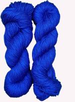 Simi Enterprise Deep Blue Wool Brilon Wool, Hank Hand Knitting Wool, Art Craft Soft Fingering Crochet Hook Yarn, Needle Knitting Yarn Thread Dye Sm-Jlpb, 200 G