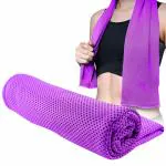 Strauss Anti-Microbial Sports Cooling Towel, 80 cm, (Purple)