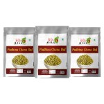 90's MILL Nimbu Mirchi Pudina Roasted Chana Dal Snack and Namkeen | Roasted Bengal split gram Namkeen Snack | Mint Pudhina Chana dal Munching Namkeen and Snacks for Foodie Indians-900g*3Pack