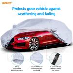 Carmate Silver Custom Fit Waterproof Car Body Cover For Hyundai Grand i10 Nios