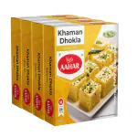 Vanita Aahar Khaman Dhokla Mix, 800g (Pack of 4, 200g x 4)