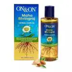 On & On Maha Bhringraj Herbal Hair Oil Promotes Hair Growth | Sulfate Free | Effective & Bestseller