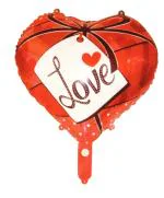 My Party Suppliers Valentines Day Decorative I Love You Red Heart Shaped Foil Balloons (pack of 2)