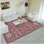Furnishing Hut Carpet Rug for Living Room, Bedroom Floor Carpet Mat Big Size Red (9 x 12 Feet)