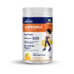 Gritzo SuperMilk Daily Nutrition (8-12y Young Athlete),9g Protein with Zero Refined Sugar, Mango Delight, 400g