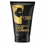 QRAA Men Gold Face Wash with 24k Gold | Deep Cleansing, Anti-Ageing, Skin Brightening and Whitening Face Cleanser, 100 g