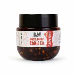 The Khao Project Bhut Jolokia Crunchy Chilli Oil | Made with Crunchy Garlic, Crisp Shallots, Red Chillies and Bhut Jolokia Pepper | Best with Pizza, Pasta and Momos - Very Spicy (170 gms)