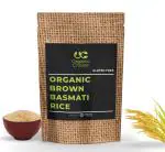 Organic Choice Brown Basmati Rice - 1KG | High-Fiber, Zero Cholesterol, Enriched with Vitamins and Minerals | Supports Digestion, Regulates Blood Sugar, Promotes Heart Health | Gluten-Free