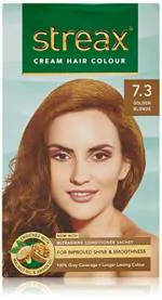 Streax Golden Blonde Hair Color For Men And Women, 120 Ml