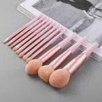 Roslet 11pcs Natural Hair Makeup Brushes set Professional Foundation Powder Contour Eye shadow Brush