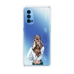 Emble Designer Clear Tranperant Silicone Case For Oppo Reno 4 Pro 5G -Design A4 ( TPU | Soft , Oppo Reno 4 Pro 5G | Multicolor )