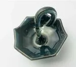 Your Local Store Ceramic Serving Bowl Umbrella Shaped Serving Bowl For Snacks Namkeen Cookie Dry Fruits Sweets Starter (Pack of 1, Green)