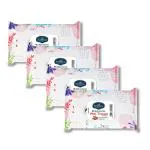 Sea bird Anti-Bacterial Refreshing Baby Wipes | Revitalizing Your Skin with Moisturizing and Soothing Wipes - On the Go Mild Fragrance For Daily Active Life (4 Refreshing Tissue Almonds)