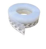 Delzon White Silicone Door Seal Strip Sticker Adhesive