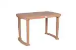 Petals Beige Plastic Contemporary Desire Four Seater Dining Table