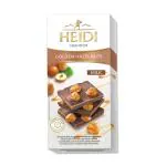 Heidi Hazelnut Milk Chocolate With Whole Caramel covered Hazelnut, 100% Veg, Imported Swiss Chocolate Bar -100g