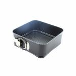 eKitchenCarbon Steel Cake Mould | Baking Pan Square Shape (22 cms | Size No.: 3)