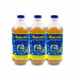 IDHAYAM 100% Pure and Fresh Gingelly / Sesame Oil With a Good Source of Natural Nutrients (1 Liter)(Pack Of 3)