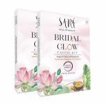 Sara Soul of Beauty Bridal Glow Facial Kit with Gold Haldi & Gotu Cola for Men & Women (2 X 41gm)