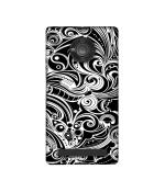 Casotec Black White Design Printed Silicon Soft TPU Back Case Cover for Micromax YU Yuphoria