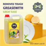 MIZZIWASH Dish Cleaning Gel Non Acidic Dish-washing Detergent-yellow(5ltr) Dish Cleaning Gel