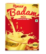 Manna Instant Badam Drink Mix with Real bits of Badam, 400g | More Bits per Sip | Make milk tastier