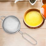 HAZEL Stainless Steel Wire Handle Oil and Ghee Strainer, 16 CM