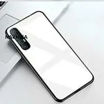 Aviaaz Realme Narzo 30 4G Luxury Glass White Back Cover