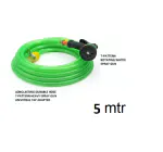Greenery 5 MTR PREMIUM BRAIDED HOSE GREEN 1/2