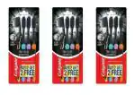 Colgate Slim Soft Charcoal Toothbrush - 4 Pcs (Pack of 3) (12 Toothbrush).