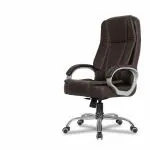 Mezonite High Back Office Chair, Work from Home Office Chair, Computer Chair, Study Chair (Brown)