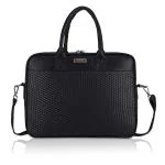 Spenz Bags Polyester Black The Briefcase 14 Inch Laptop Messenger Bag