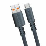 Amkette Grey Charge Pro Micro USB Extra Tough Fast Charging Cable