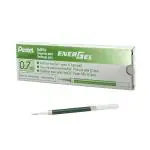 Pentel EnerGel LR7 Ultra Smooth Refill | Tip Sixe - 0.7 MM | Suitable for all Pentel Gel Pens | Ink Colour - Lime Green| Pack of 20