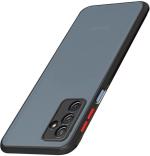 Leyon Black Rubber, Plastic Back Cover For Samsung Galaxy F23 5G