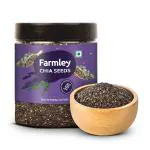 Farmley Premium Natural Chia Seeds 300g | High In Protein & Fiber Chia Seeds (300 g)