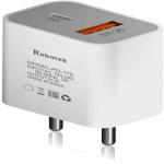 Robotek PD 5 A Multiport Mobile PD175 Charger with Detachable Cable (White)