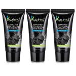 KAZIMA Activated Charcoal Face Wash 100 ml Each (Pack Of 3)