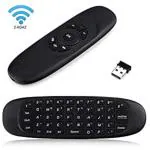 HDF Plastic Rechargeable Multifunction Smart Air Fly Mouse, Mini Wireless Keyboard For Game Handle Smart Android Tv Box, Pc, Laptop, Projector, Android Smart Tv, Htpc, Iptv Media Player(245)