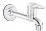 Cossimo Silver Stainless Steel Long Body Bib Tap Faucet Wall Mount Installation Type