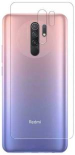 ISHANGEL Back Screen Guard for redmi mi 9 redmi mi 9 prime , Gorilla Hammer Proof, flexible fiber unbreakable Screen Protector, [Not a Tempered Glass] (Pack of 1)