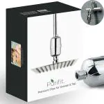 Purifit Shower And Tap Filter For Hard Water, Removes Chlorine, Reduces Hairfall, Vitamin C layer (Two Cartridges)