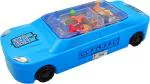 POKSI RACING CAR pencil box for boys|pencil boxes with password and game BIRTHDAY GIFT|RETURN GIFT FOR KIDS-light blue- Art Plastic Pencil Box l Set of 1 Light Blue