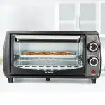 Borosil Prima Pro 10 Litres Oven Toaster Griller | 800W Heating Element, Temprature Control, 0-60 min Timer | Pizza Oven, Cake Oven for Baking | 1 year Warranty