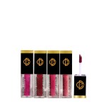 COLORDRAMA Everlasting Liquid Mousse Lip Colour | Perfect Matte Finish | For Fair/Wheatish Skin | Cruelty Free | Pack of 4