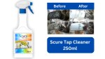 Scure Tap Cleaner Spray 250ml For Sparkling Bathroom and Kitchen Fittings