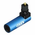 Microware Digital Optical Audio Cable Adapter Male to Female, Black(Pack of 2)