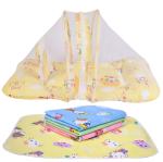 Kwitchy New Born Baby Mosquito Net Bed With Bed Protector