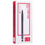 Deli Retractable Ballpoint Pen, Non-Toxic, Low Odor, 0.7 mm Tip Non-Slip Grip, EQ00320, 12 Ball Pen