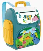 QUALITIO School Bag Musical Money Safe Kids Piggy Savings Bank with Finger Print Sensor